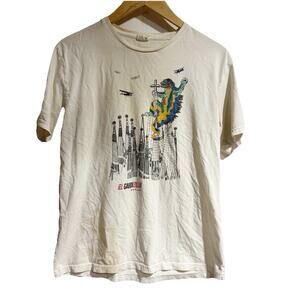 El Gaudizilla T-shirt Men Large Sagrada Família in Barcelona Graphic Tee